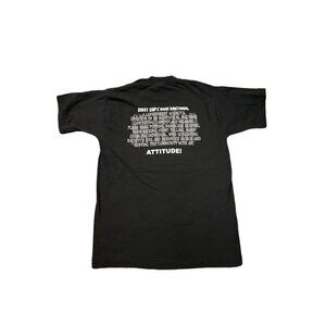 Vintage 90s Single Stitch SWAT Cop Definition Graphic Print Tee Tshirt Size L